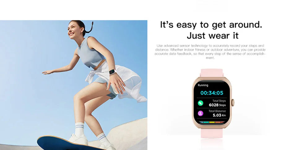 Reloj Inteligente Mujer Esferas Personalizables