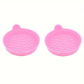 Estera Universal para taza de coche de silicona, estera para taza de agua con orificio medio para coche, estera para taza de agua creativa antideslizante circular para coche