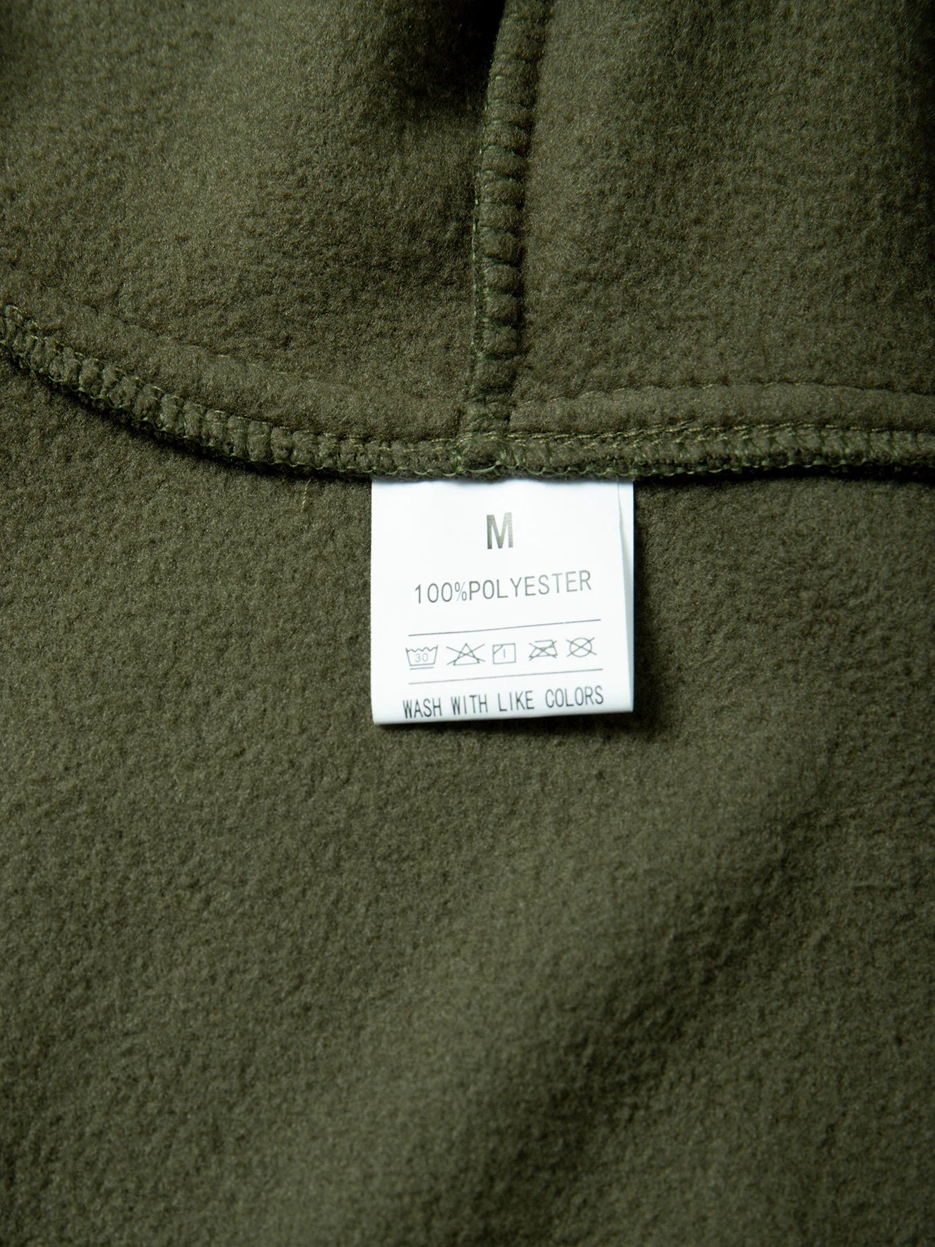 Chaqueta Polar Táctica con Capucha para Hombre | Cremallera Completa