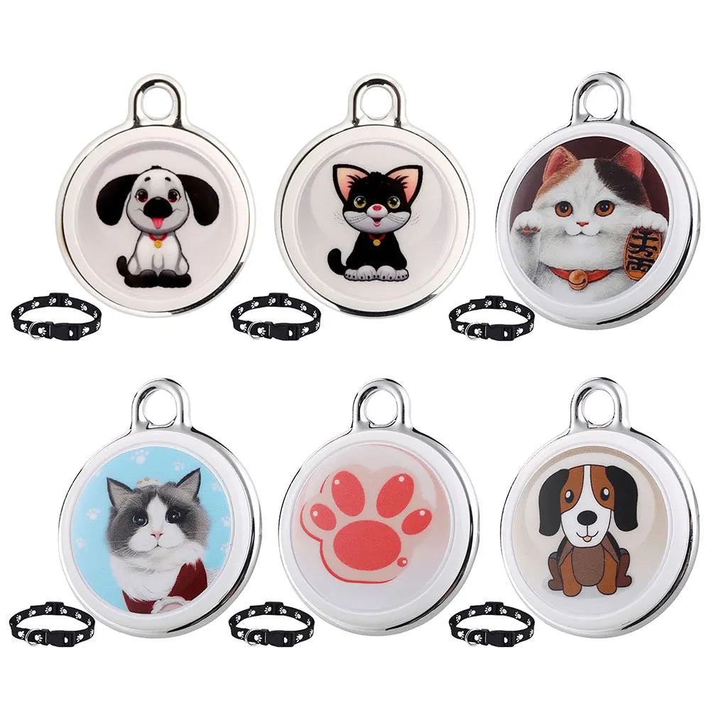 Localizador GPS antipérdida, dispositivo de seguimiento GPS compatible con Bluetooth, rastreador de actividad inteligente resistente al agua para perros y gatos