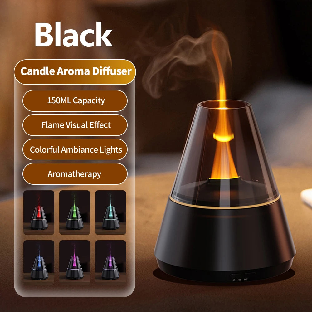 Humidificador con Lámpara Colorida y Difusor
