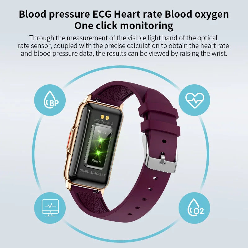 LIGE Reloj Inteligente Presión Arterial DIY