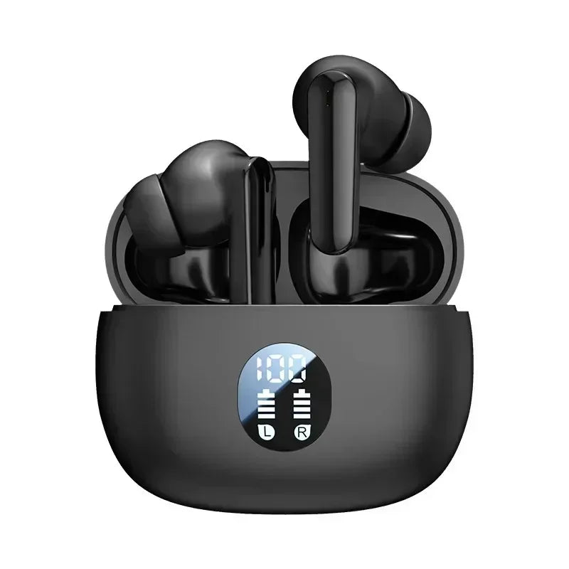 Auriculares inalámbricos TWS 895b, auriculares Bluetooth 5,3 ENC, auriculares deportivos con pantalla LED de potencia y micrófono para teléfono inteligente