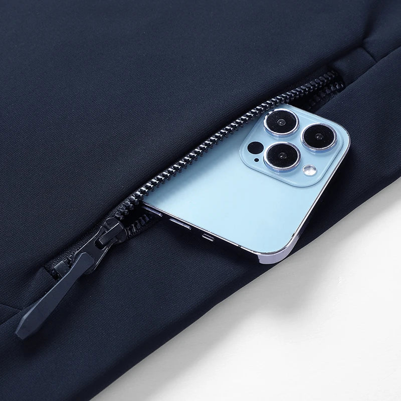 Chaqueta Softshell cálida y resistente al viento de otoño e invierno para hombre con capucha, abrigo con cremallera, duradero, cómodo y versátil, adecuada para desplazamientos diarios y actividades de senderismo al aire l
