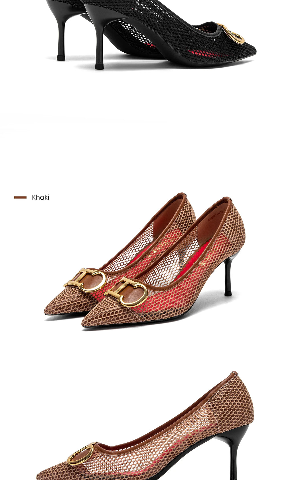 Zapatos de Tacón Alto para Mujer con Punta Estilizada 7 cm