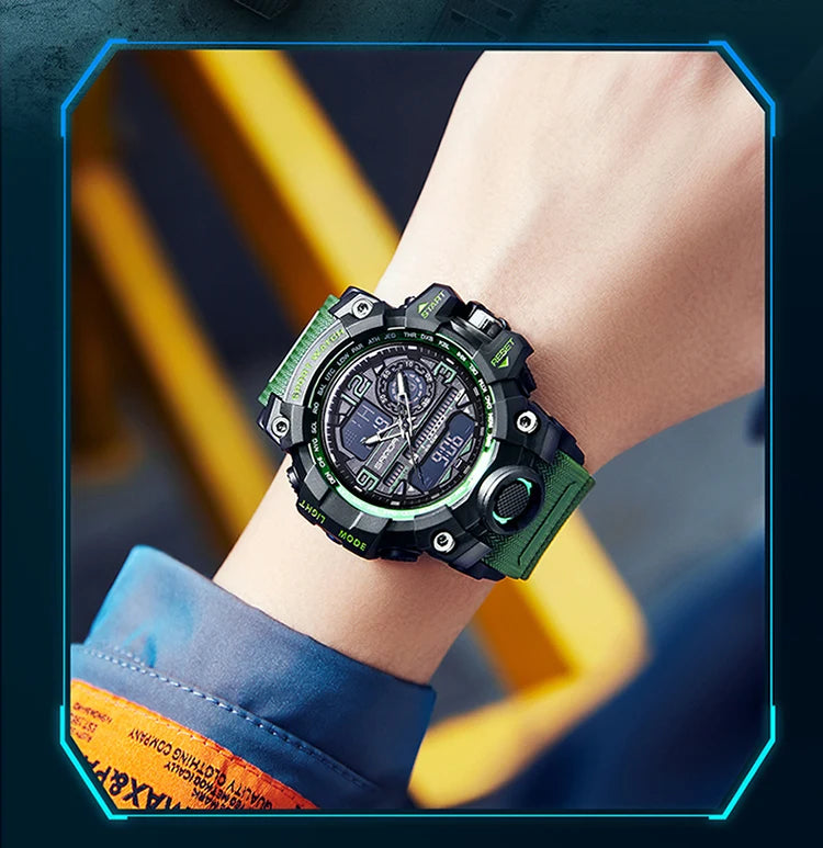 Reloj Digital LED Deportivo SANDA Multifunción para Hombre