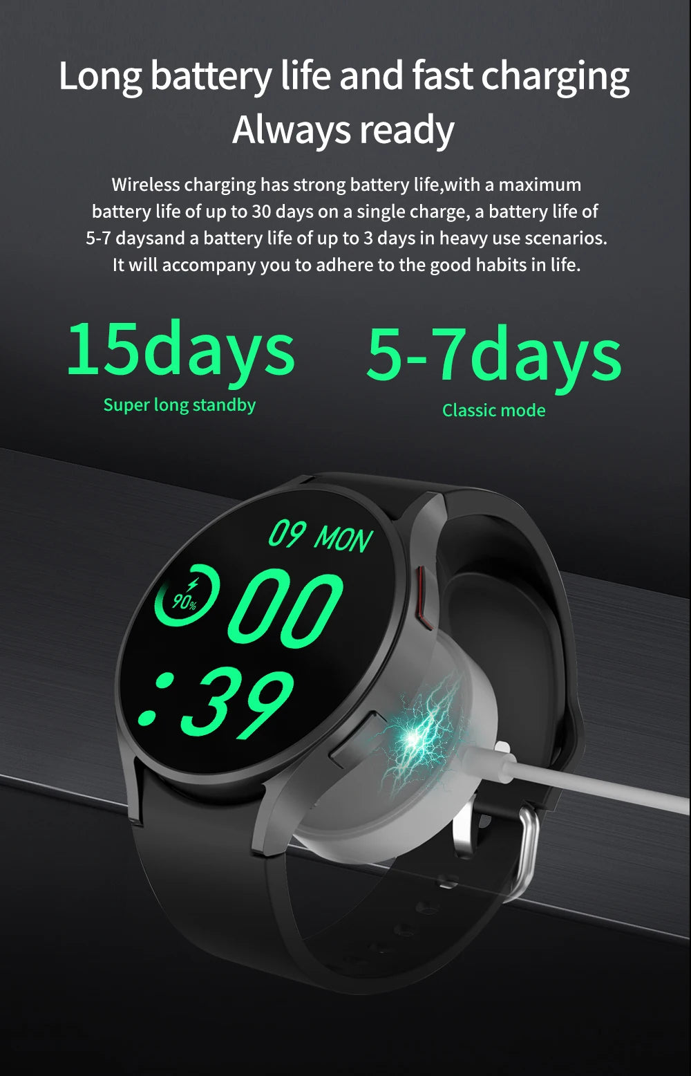 Reloj Inteligente GPS 6 Asistente de Voz