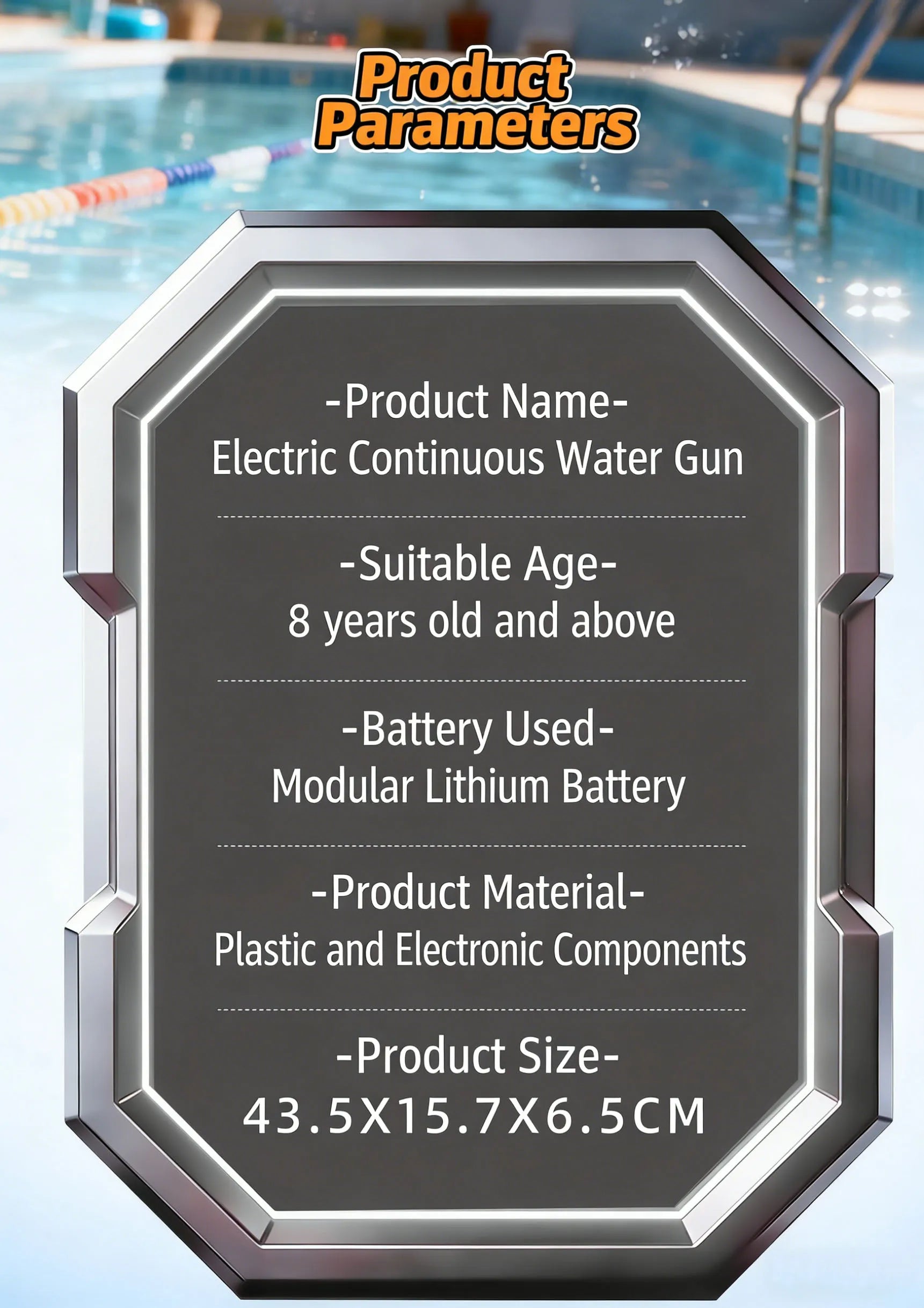 Pistolas de Agua Eléctricas Nuevas para Niños, Venta al por Mayor, Absorción Automática de Agua, Pantalla de Batería, Gran Capacidad, Juguete de Agua para Niños