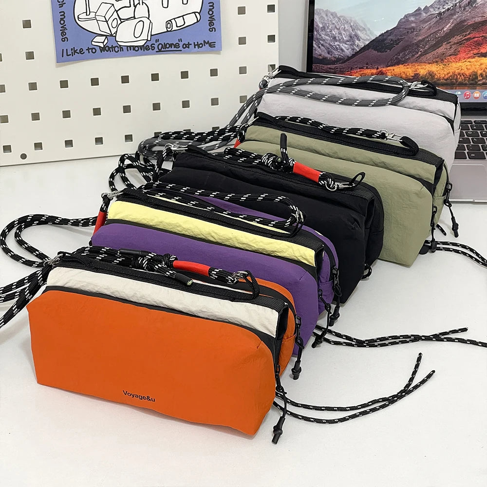 Bolso para botella de agua, bolso cruzado simple y liviano, bolso de hombro deportivo informal y moderno, bolso para teléfono móvil