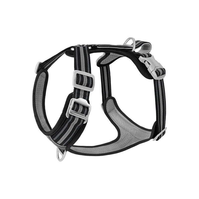 Arnés Antitirones para Perro con Chaleco Reflectante Ajustable