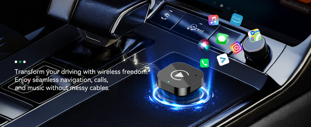 Spedal 2025 (puerto tipo C) El último CarPlay inalámbrico Apapter USB CarPlay y Android Auto converte con cable a Plug & Play inalámbrico