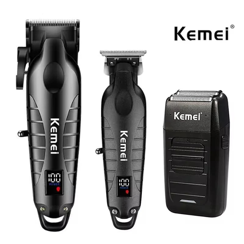Kit de Cortapelos Profesional, Afeitadora Eléctrica, Modelos KM-2290, KM-2293, KM-1102