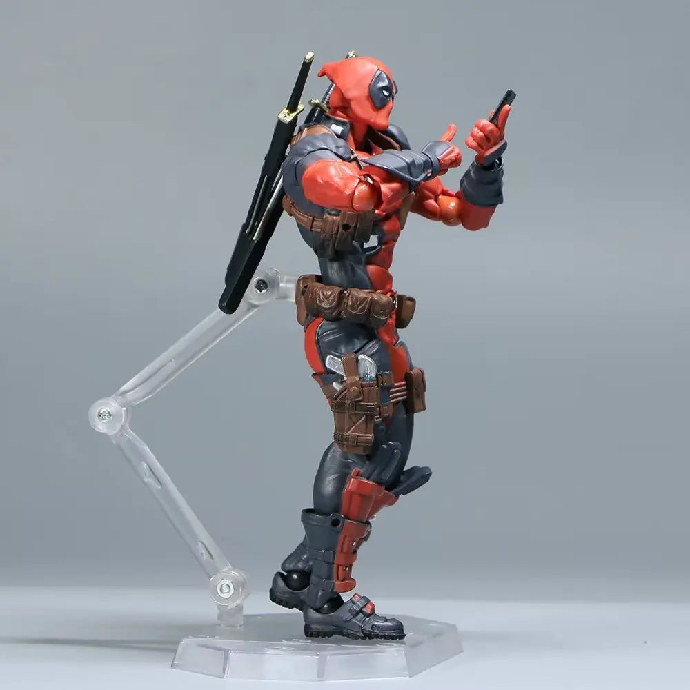 INCREDIBLE YAMAGUCHI Deadpool & Wolverine 2,0 figura de acción gris mutantes articulación móvil KAIYODO Wade modelo película juguetes para niños regalo