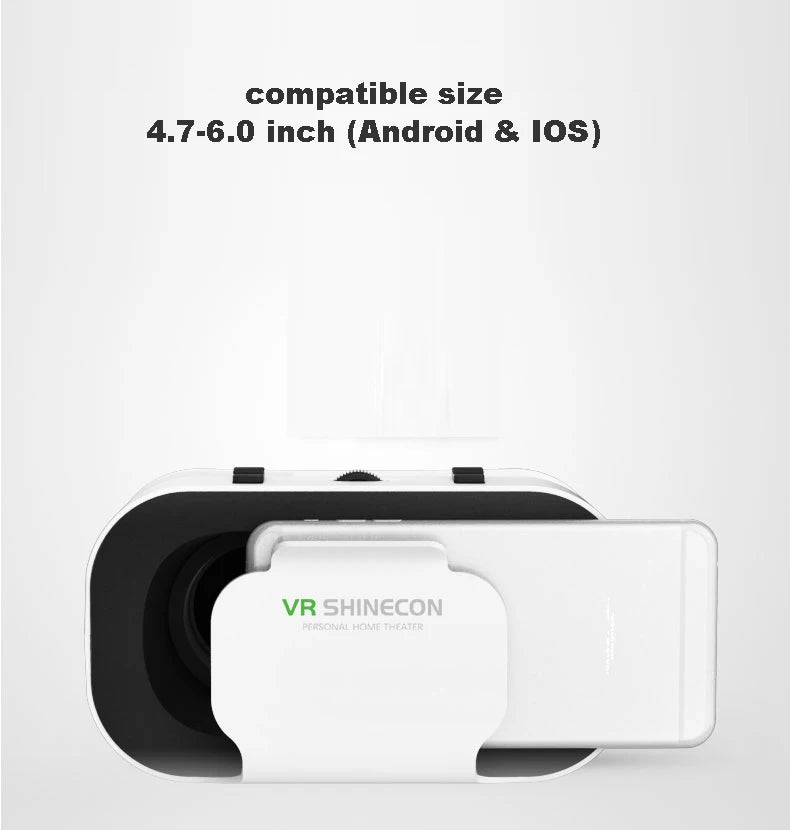 Gafas de realidad Virtual 3D VR, dispositivos de auriculares, lentes de casco, gafas inteligentes para teléfonos inteligentes, teléfono móvil, juego de visor Viar