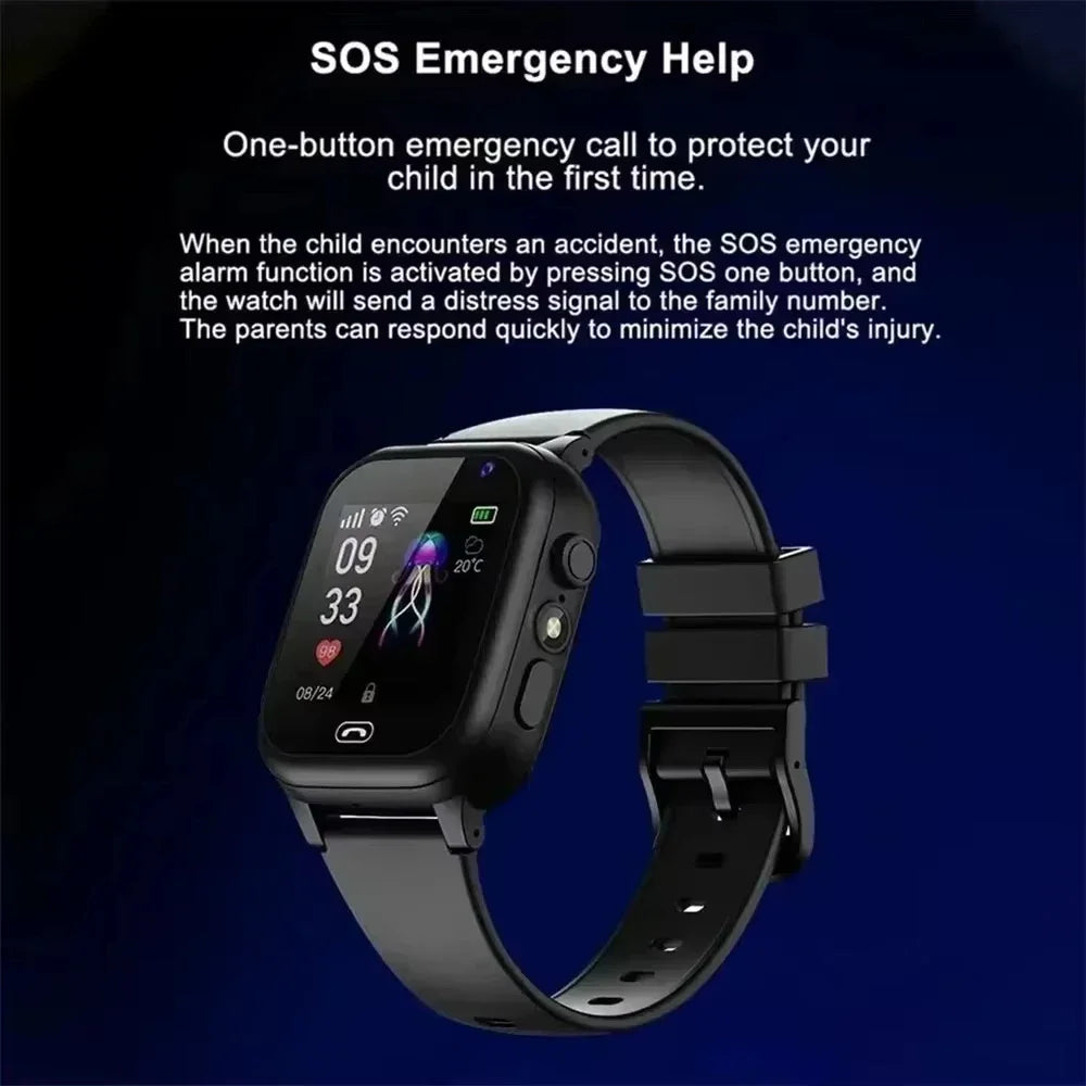 Reloj Inteligente 5G para Niños con GPS, Videollamada, SOS y Cámara
