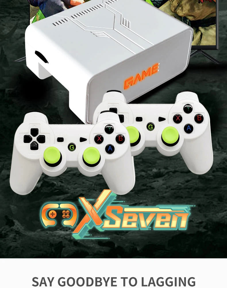 Coopreme X7 Y7 Actualizada Consola de Juegos Super TV con Salida HD, Joystick, Doble Controlador, Juegos de Lucha, Consola de Juegos PSP para el Hogar, Más de 10000 Juegos