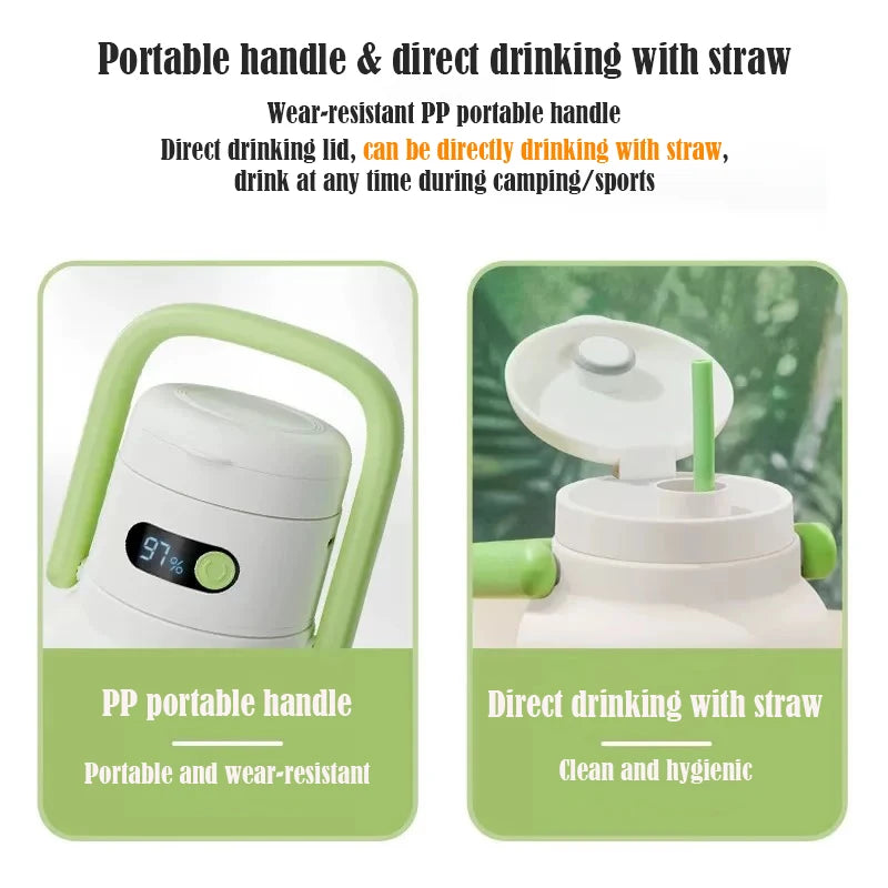 Exprimidor Eléctrico Portátil 1L con Carga USB