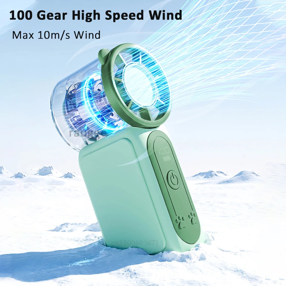 Mini Ventilador Portátil de Mano USB para Exteriores
