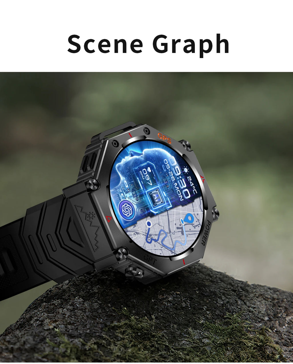 T-Rex 3 Ultra Reloj Inteligente Militar 10ATM