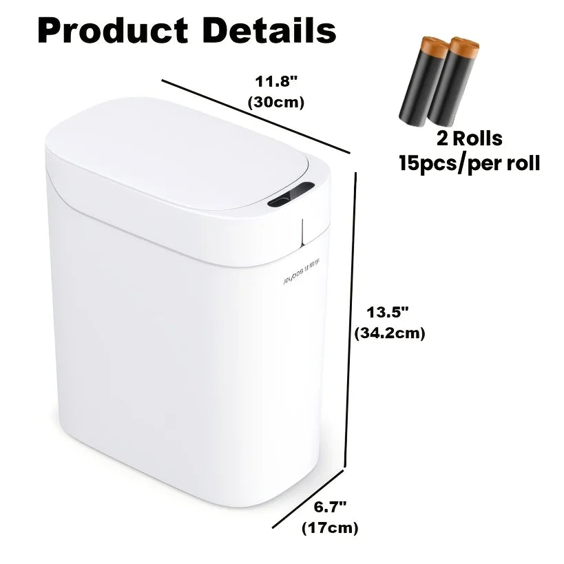 Papelera inteligente Joybos con sensor infrarrojo y carga USB