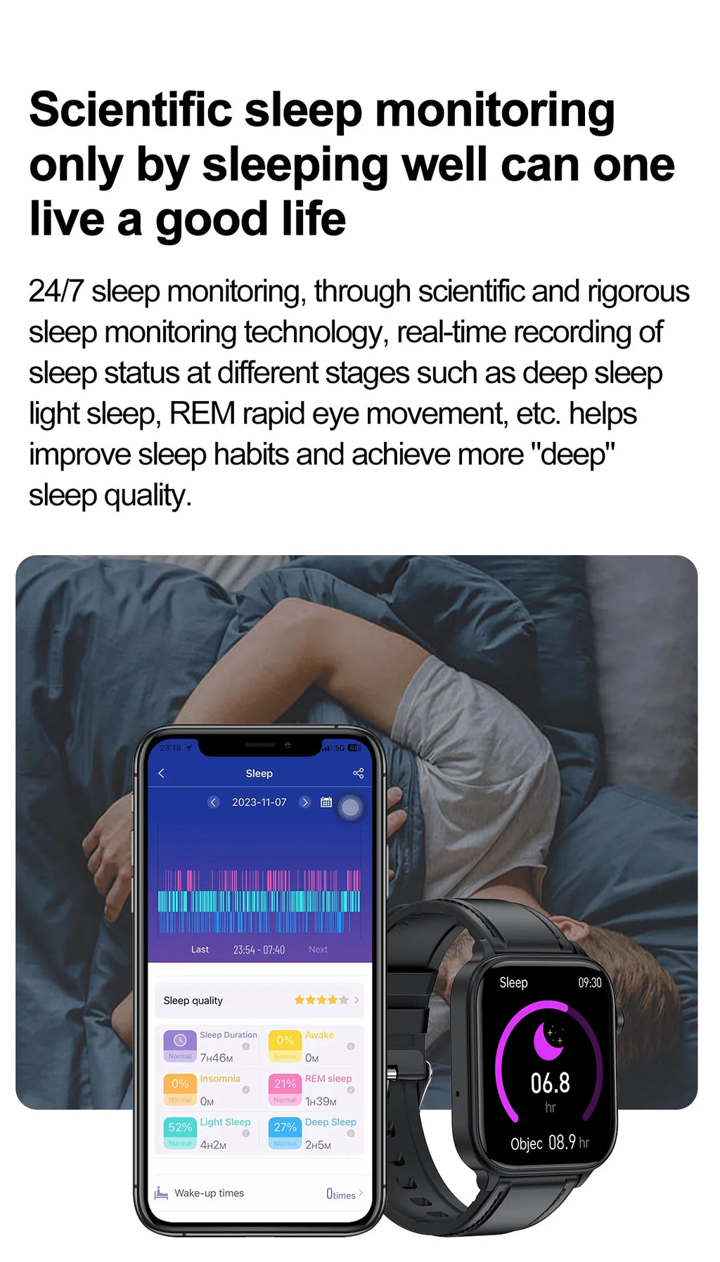 Reloj Inteligente ECG+PPG Bluetooth para Xiaomi