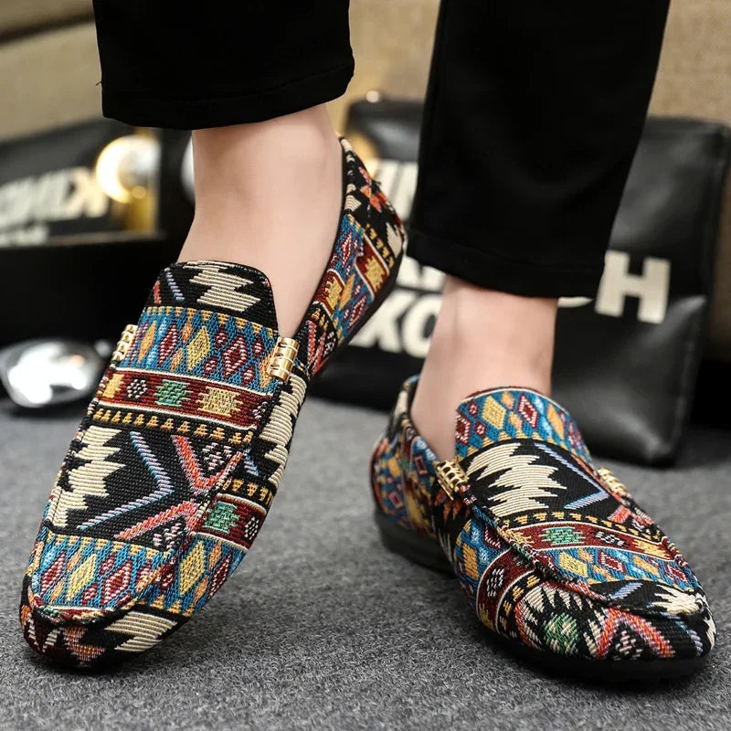 Zapatos informales de verano para hombre, mocasines transpirables para hombre, zapatos perezosos, zapatillas cómodas para caminar, zapatos planos antideslizantes para conducir