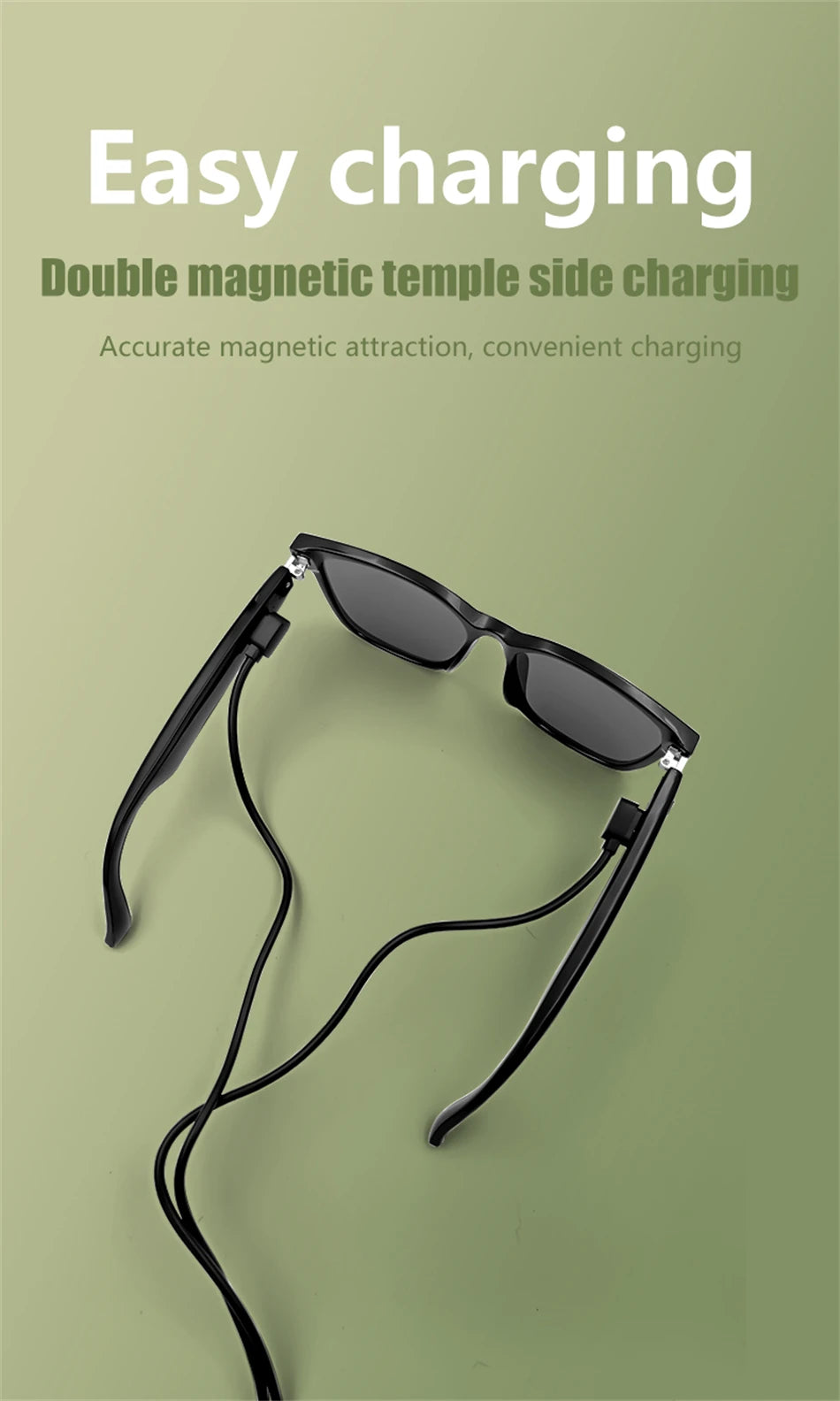 Gafas Inteligentes Bluetooth con Navegación y Música