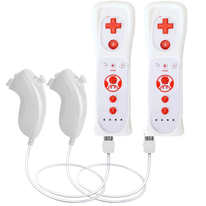 Control Remoto Inalámbrico con Motion Plus para Nintendo Wii y Wii U