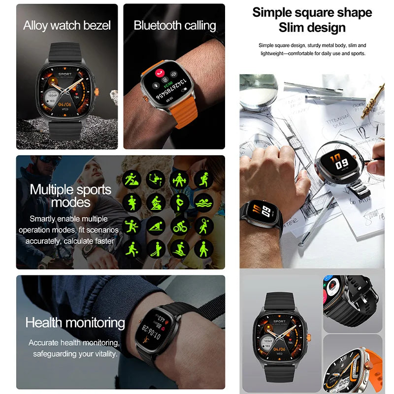 Reloj Inteligente Ultrafino NFC Oxígeno Sueño