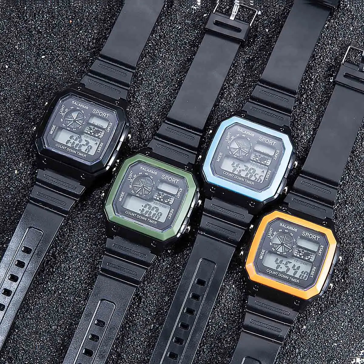 Reloj Deportivo Digital LED YIKAZE para Hombre