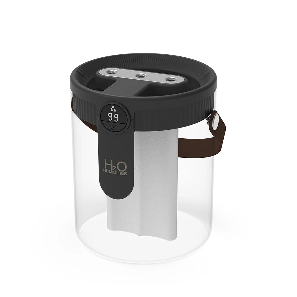 Humidificador de Aire 1,5L Recargable USB con Luz LED