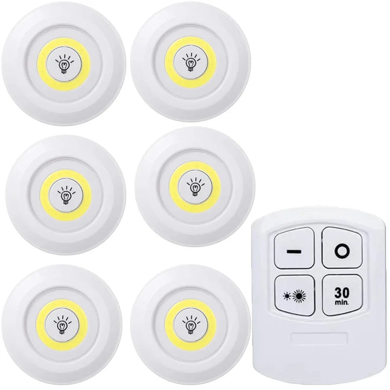Luz LED Regulable para Gabinete con Control Remoto