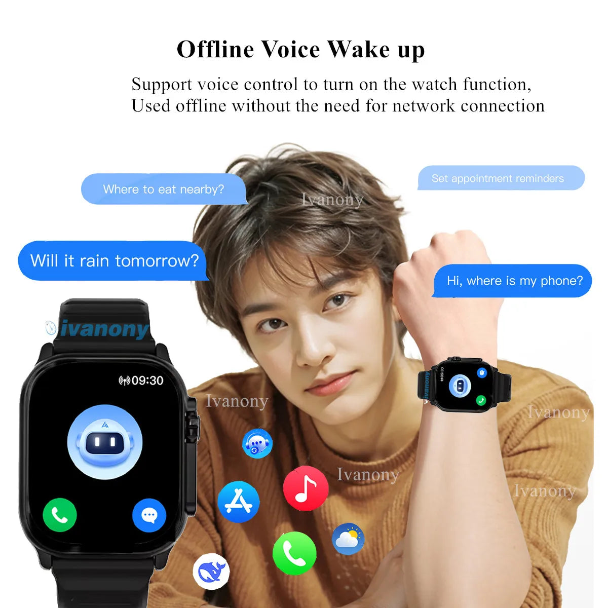 Reloj Inteligente HK11 Ultra 3 con AMOLED, Auriculares TWS y Robots IA