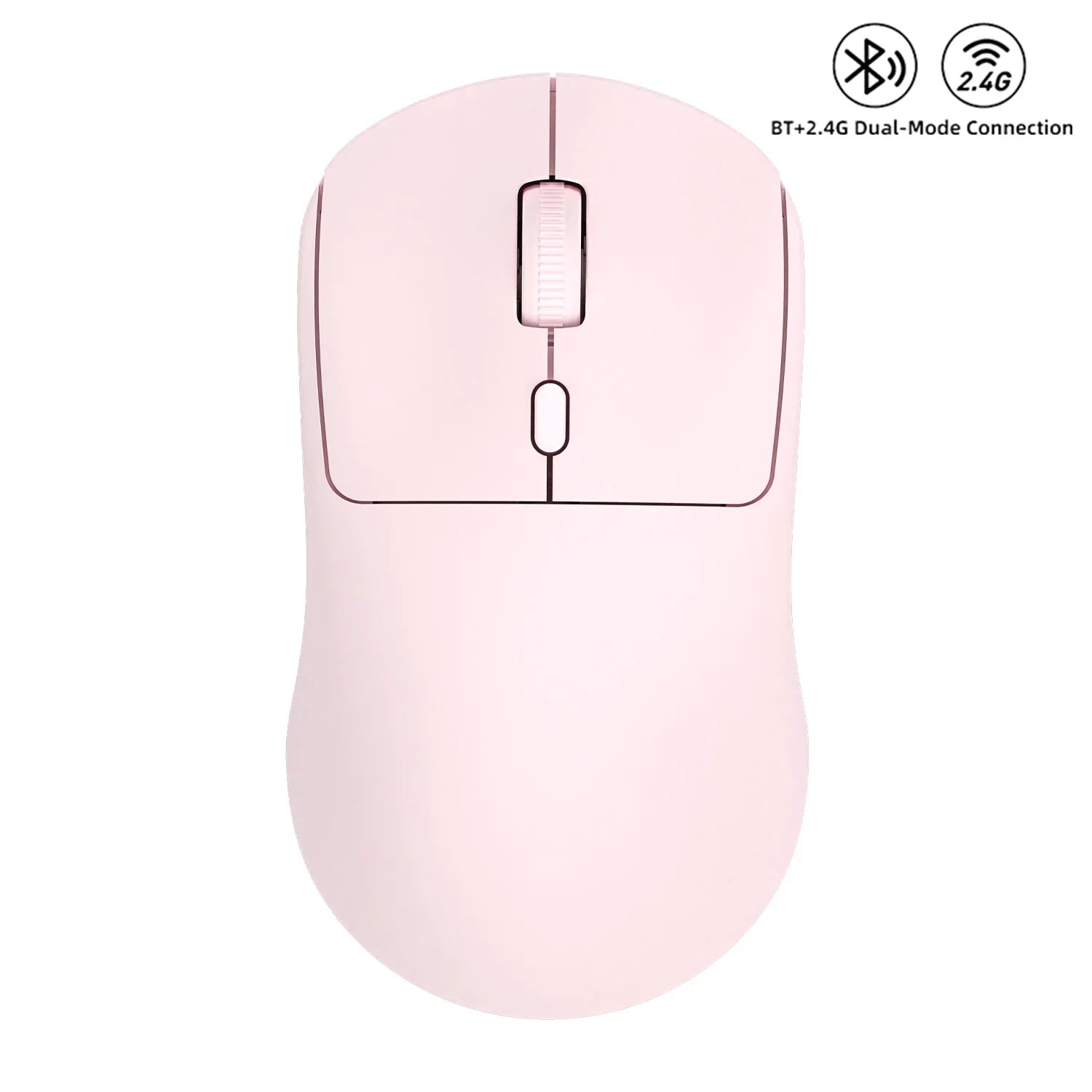 Ratón inalámbrico de 2,4G, USB, Bluetooth, ligero, 1600 DPI, ergonómico, silencioso, para juegos, Macbook, escritorio, portátil, iPad