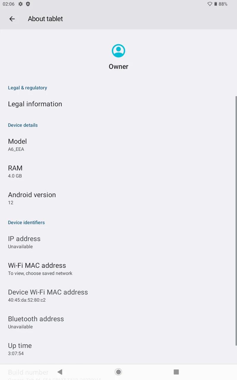 Tablet PC A6 de 10.1 Pulgadas con Android 12, 4GB+64GB de Almacenamiento, Cámaras Duales, Batería de 8000mAh, Octa-Core UNISOC, 1280 x 800 Píxeles