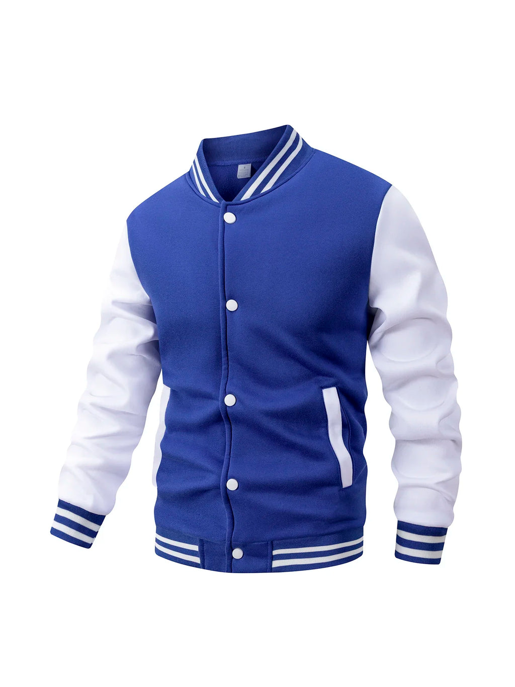Chaqueta Universitaria de Béisbol para Hombre, Forro Polar, Retro