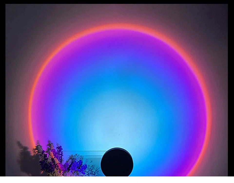 Lámpara LED de Atardecer Proyector de Luz Nocturna