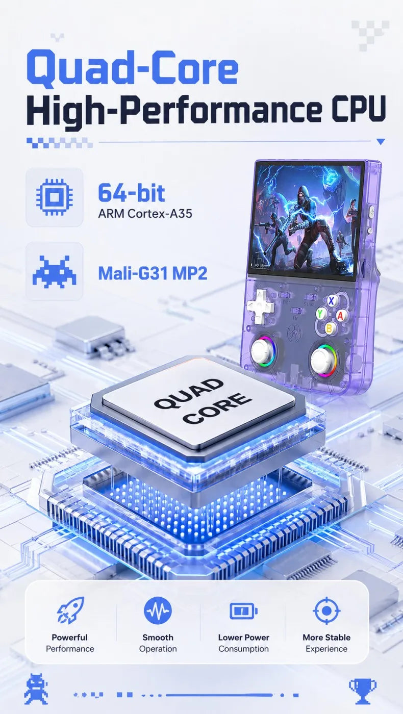 Consola de Juegos Retro Portátil R36 Ultra X con Pantalla IPS de 4.5 Pulgadas, 64GB/128GB, Consola de Juegos Portátil con Más de 20000 Juegos