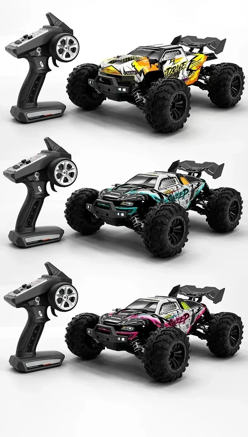 JJRC -Q130 sin escobillas de alta velocidad 70 KM/H4X4 todoterreno 2,4G 4WD Control remoto RC coche 4WD Racing Monster Racing Boy juguete para regalo 1:16