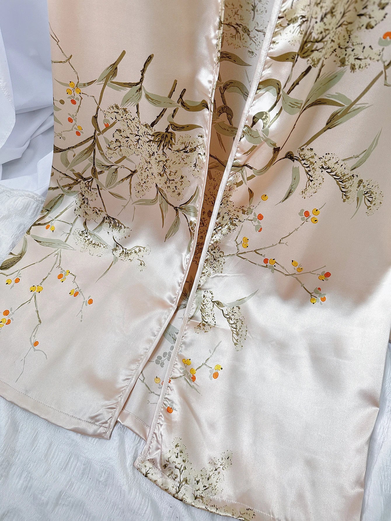 Conjunto de Pijama 5 Piezas con Estampado Floral para Mujer