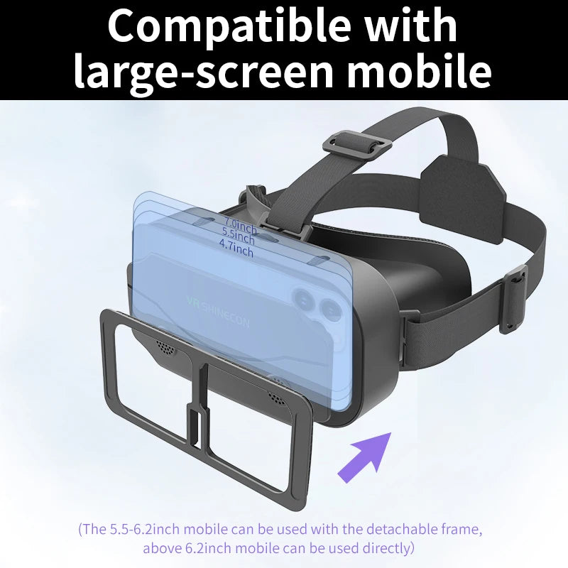Gafas de realidad Virtual VR, auriculares, dispositivos Viar, lentes 3D, gafas inteligentes para teléfonos inteligentes, teléfono móvil, accesorio de juego