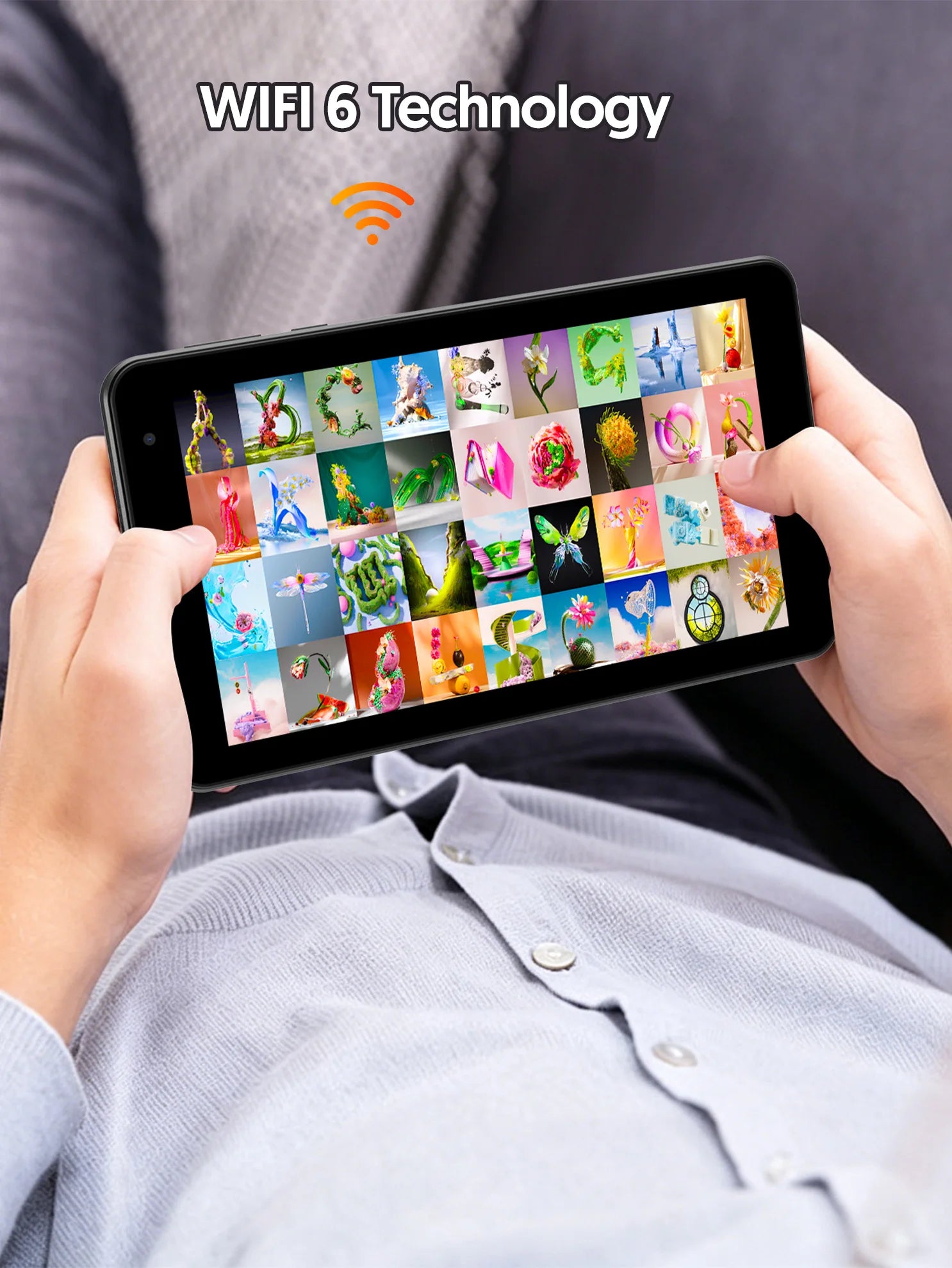 Tablet Android 15 BAKEN 7 pulgadas 8GB RAM 32GB IPS Quad Core