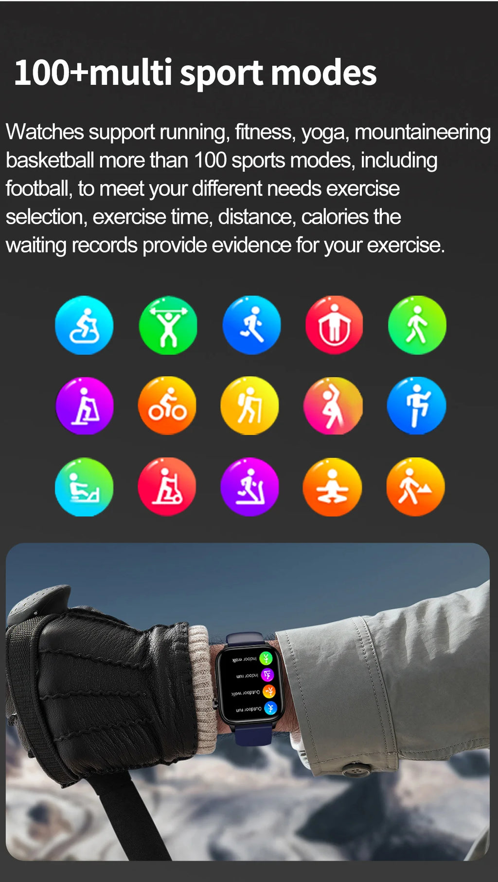 Reloj Inteligente Salud Glucosa Presión Arterial