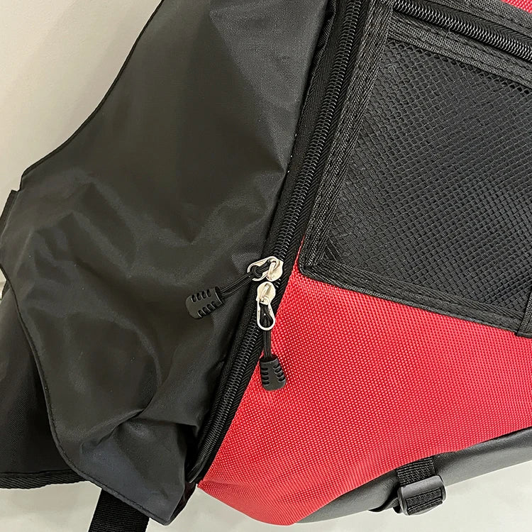 Bolso de pecho de gran capacidad, bolso cruzado con parte trasera lateral de gran capacidad, múltiples bolsillos, adecuado para deportes al aire libre, viajes y ciclismo