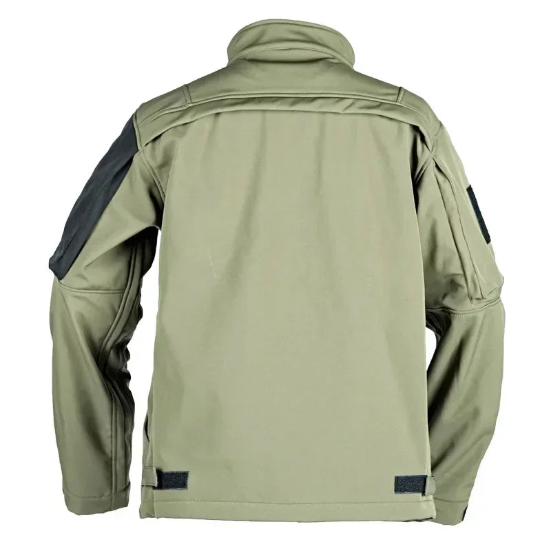 Chaqueta Táctica Shark para Hombre — Polar, Impermeable, Cortavientos