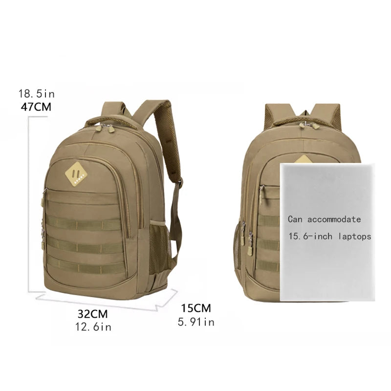Mochila de gran capacidad: adecuada tanto para hombres como para mujeres, adecuada para senderismo, camping y exploración al aire libre, fácil de cuidar f