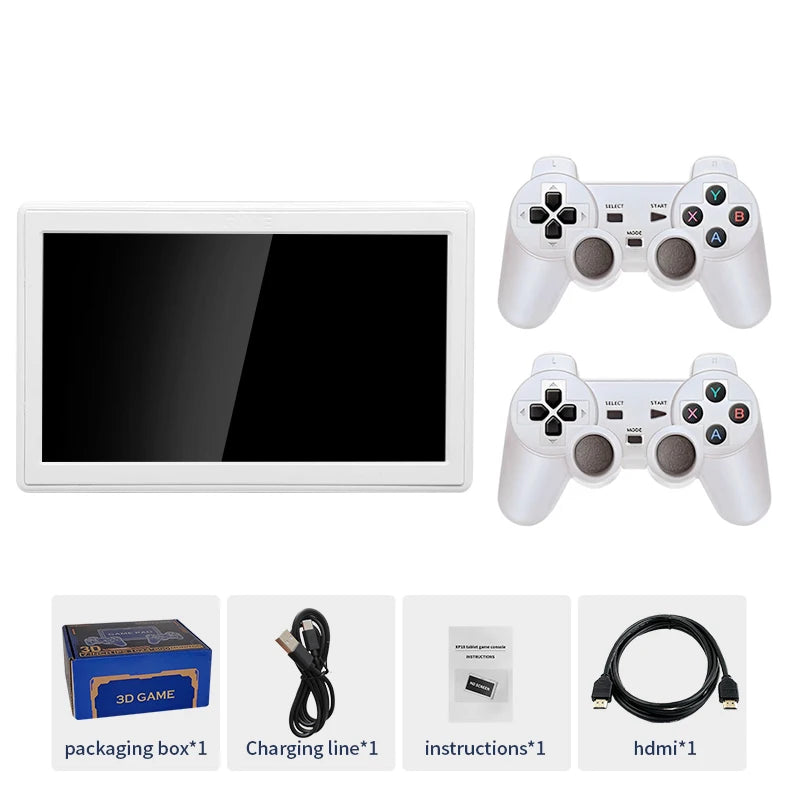 Consola de juegos de TV Coopreme XP18, salida HD, pantalla de 7 pulgadas, consola de vídeo portátil Retro, controlador inalámbrico compatible con simulador de 4000mAh