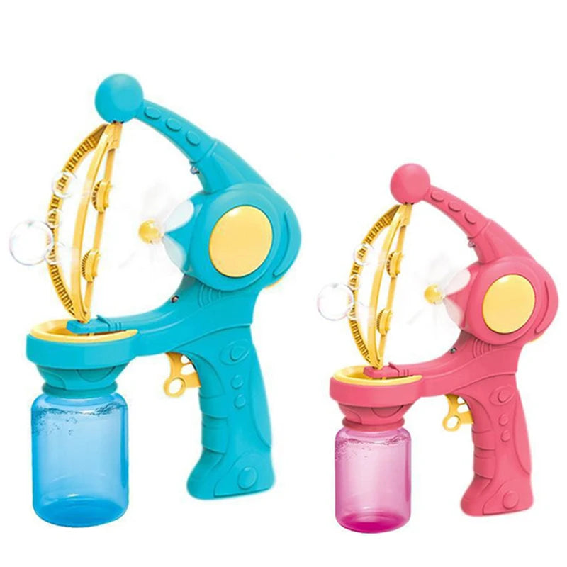 Pistola Eléctrica de Burbujas de Jabón Automática para Niños