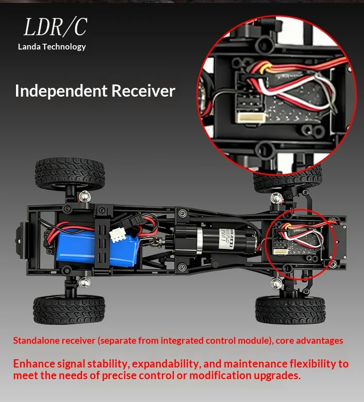 Coche RC Todoterreno 4x4 1:18 Motor Sin Escobillas regalo niños
