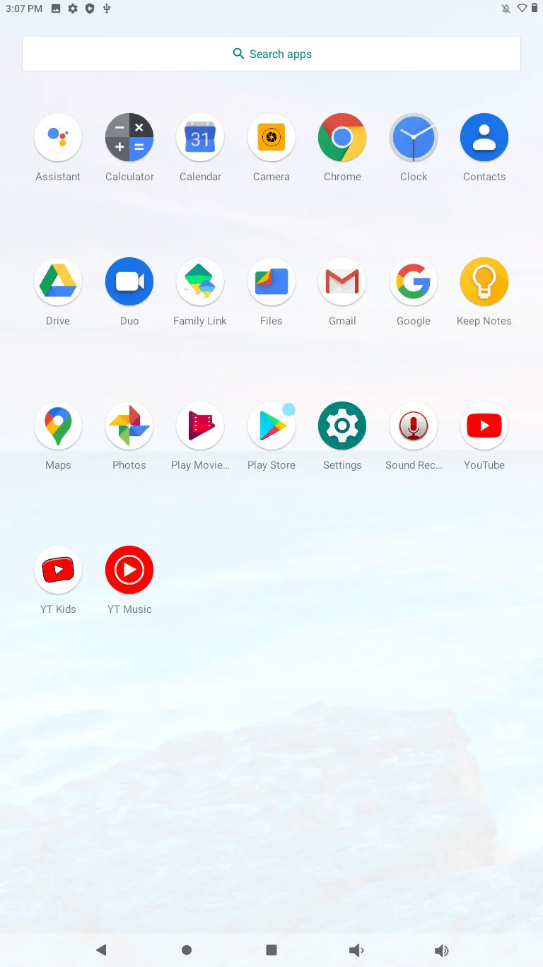 RCT6716 11.6“ Android 9.0 Tabet PC MT8167 CPU de cuatro núcleos 2GB RAM 32GB ROM 768 x 1368 IPS 1*USB 3.0